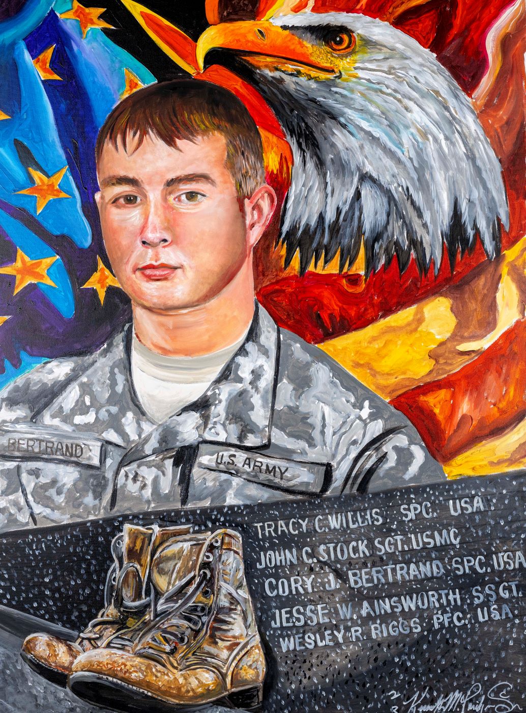 Cory J. Bertrand - Fallen Warriors Memorial Texas